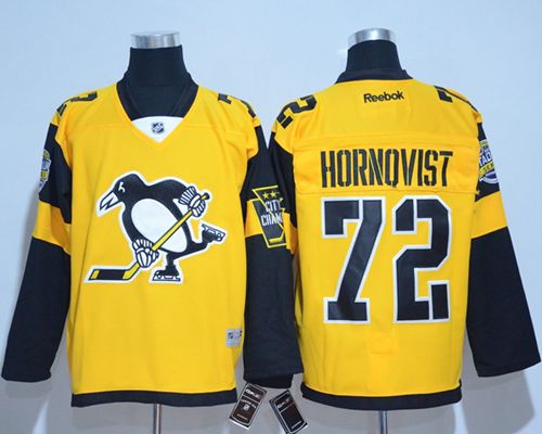 Penguins #72 Patric Hornqvist Gold Stadium Series Stitched NHL Jersey - Click Image to Close